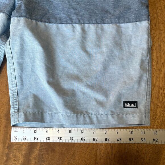 Pelagic Shorts Men’s 38” Waist Blue Gray Polyester Elastane Blend - Picture 5 of 12